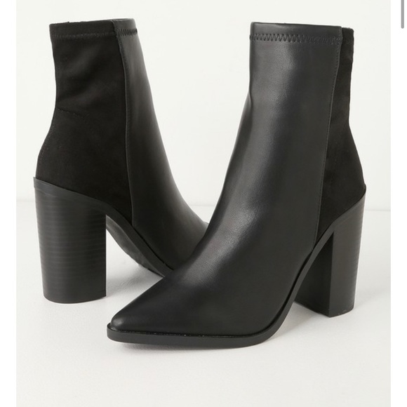 Lulus Shoes - Lulus black Ankle Boots